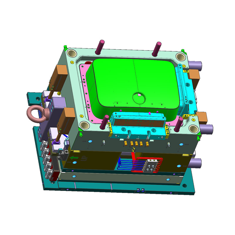 高光薄胶电器面板模具